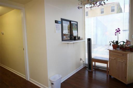 Reception Area, hall to offices.