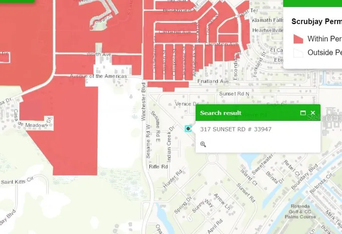 Scrub Jay Map