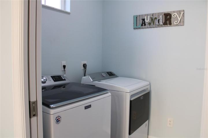 Inside utility room