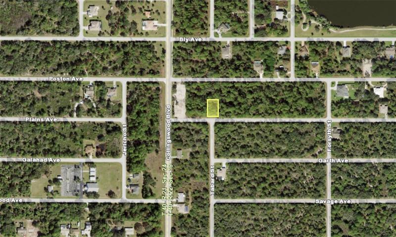18032 PLACID is adjacent to 18033 POSTON ave (north of lot shown) to make a double lot with privacy and entrances on both Poston and Placid