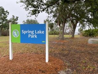 Spring Lake Park for picnicking and boating.
