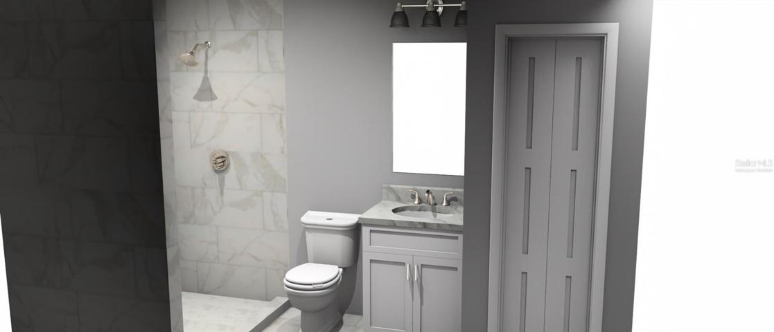 proposed Bath 3  “virtually staged”
