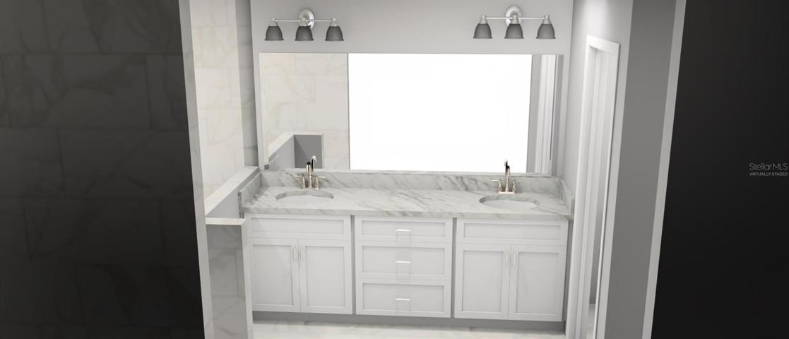 Proposed Master Bath “virtually staged”