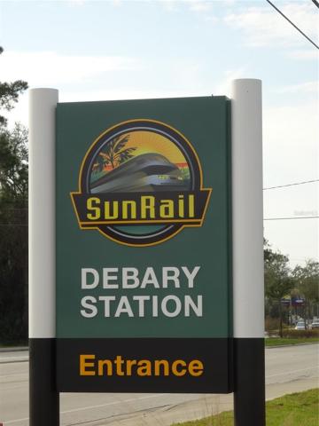 cycle to the train along on the trail from your home