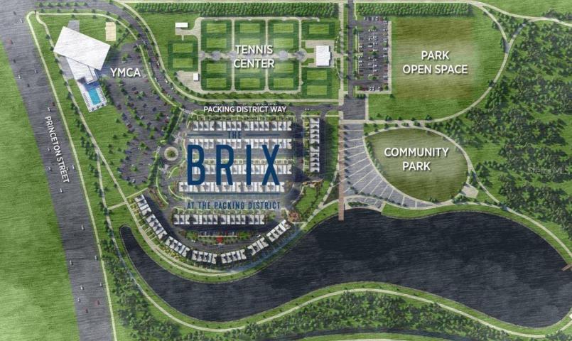 Birds Eye View of The Brix at The Packing District