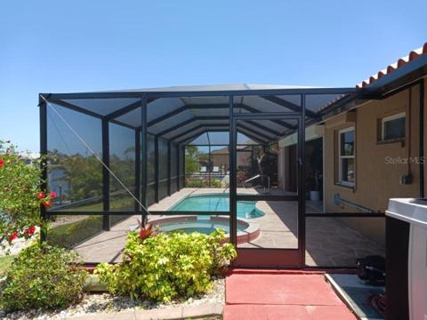 brand new pool cage