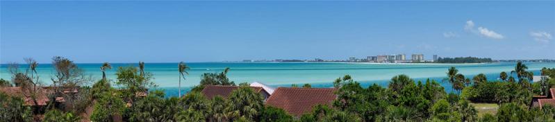 Panoramic Gulf views from Living area.