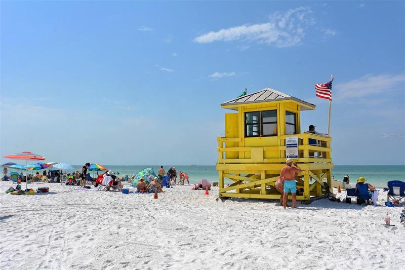 One of 3 lifeguard stands on the Beach