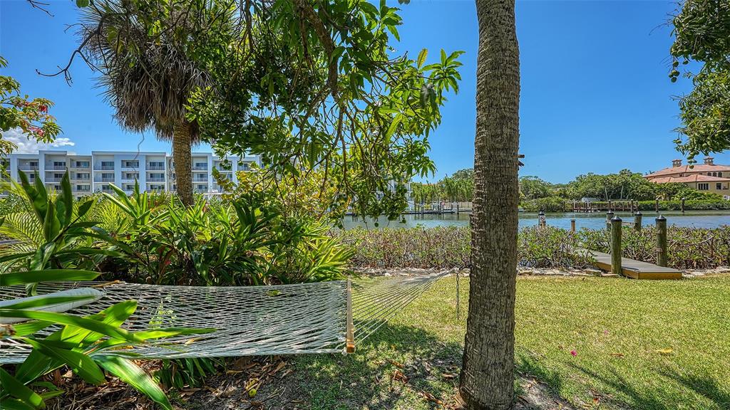 Enjoy the cool breeze off of the water while you relax in the hammock under the shade