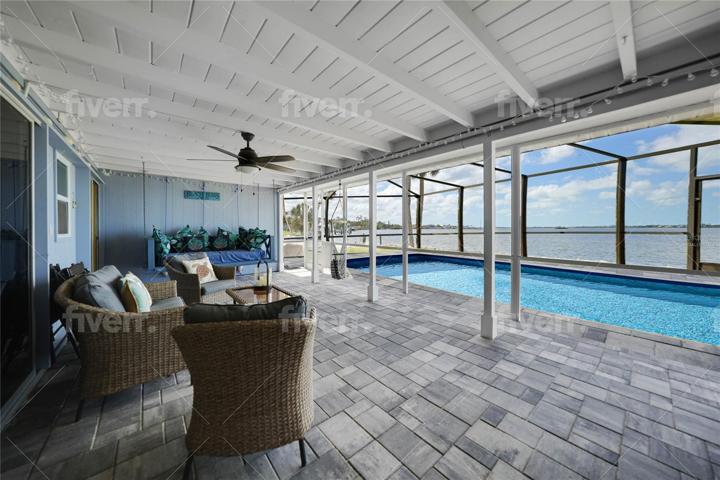 Virtually Staged Pool - What a pool would look like in this backyard