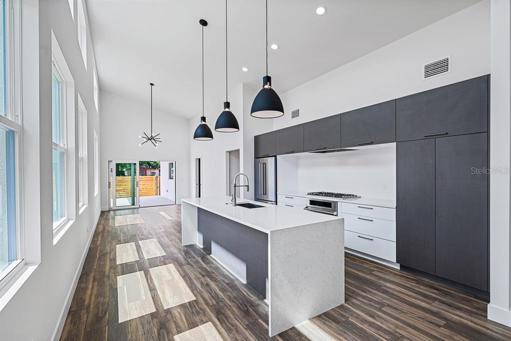 Previously built kitchen