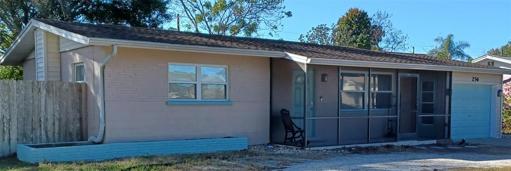 Front of the Home. Address over the garage door.