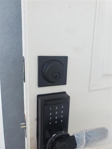 Front door locks