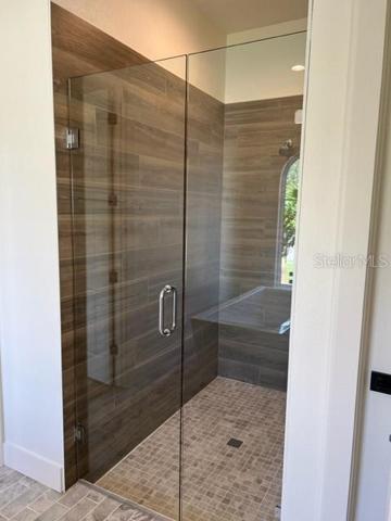 Master shower
