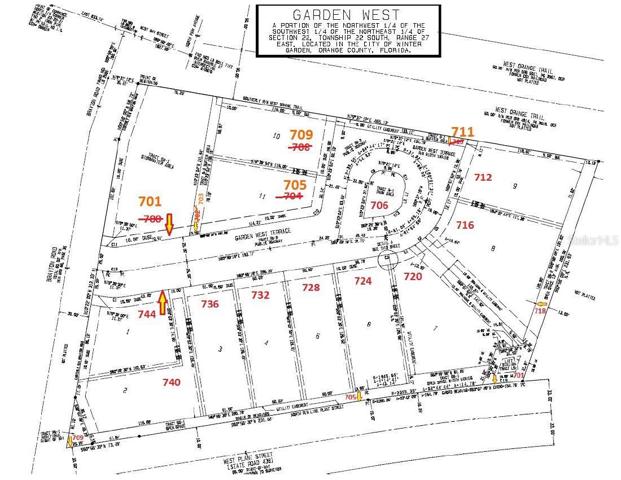 Garden West Plat map