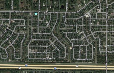 Overview with STAR showing location of lot