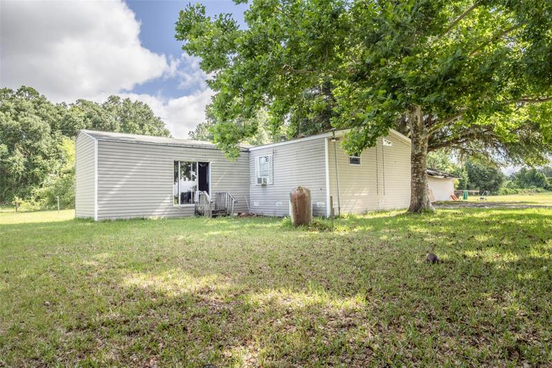 Exterior back of Double Wide home