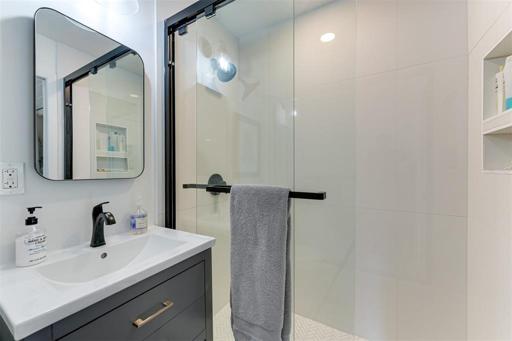 Full bath with walk-in shower 