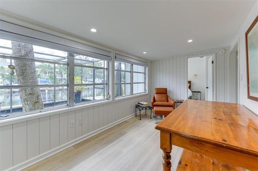 Florida Room overlooking Canal 