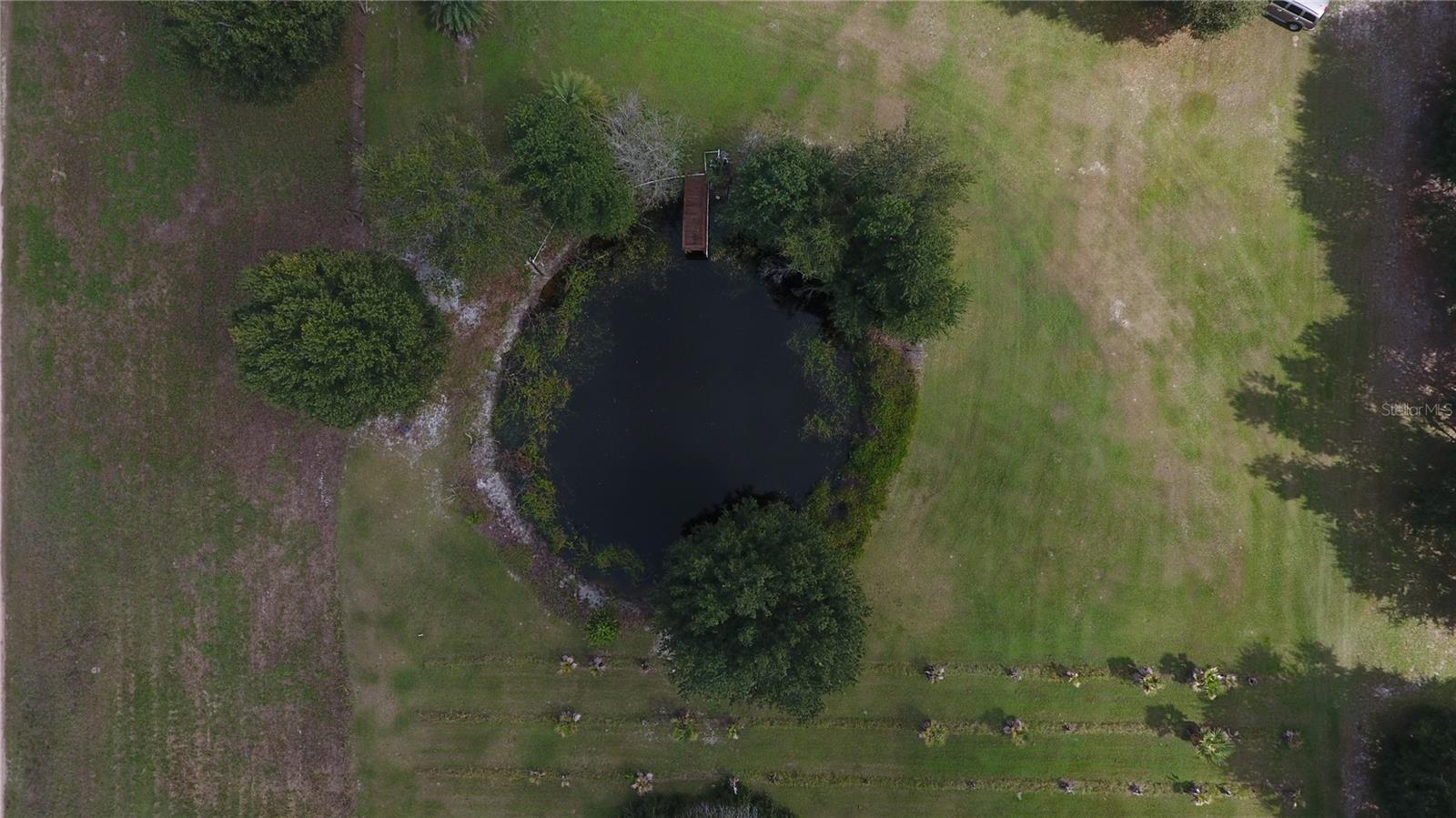 Front pond, used for irrigation and fishing