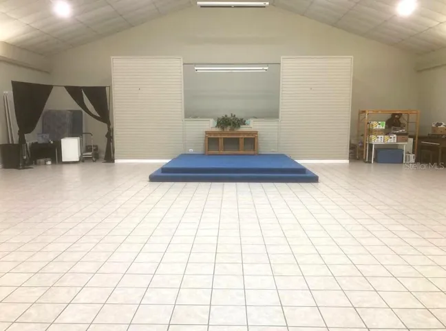 empty chapel can be used for parties