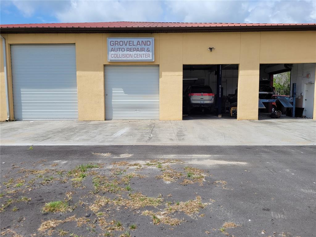 Back of building
