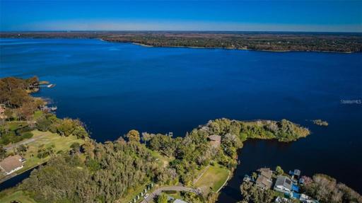 Facing North East from the property towards Lake Tarpon. 