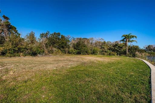 Facing North/East displaying the property size. 