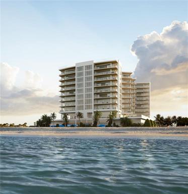 Exterior - All artist’s renderings are proposed concepts shown only for marketing purposes and are based upon current development plans, which are subject to change by the developer, WSR-Lido Beach, LLC, which reserves the right to make changes at its sole discretion, without prior notice or approval of the purchaser.