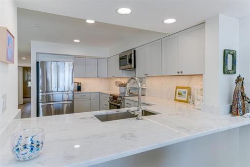 View into Kitchen from Family Room