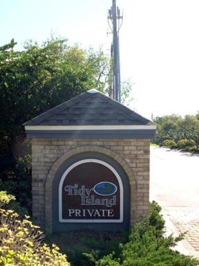 Gated Entrance to Tidy Island