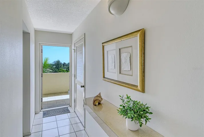 View from entry hall leaving the condo, facing east.