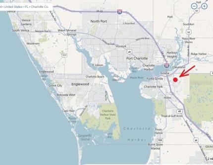 Location near airport