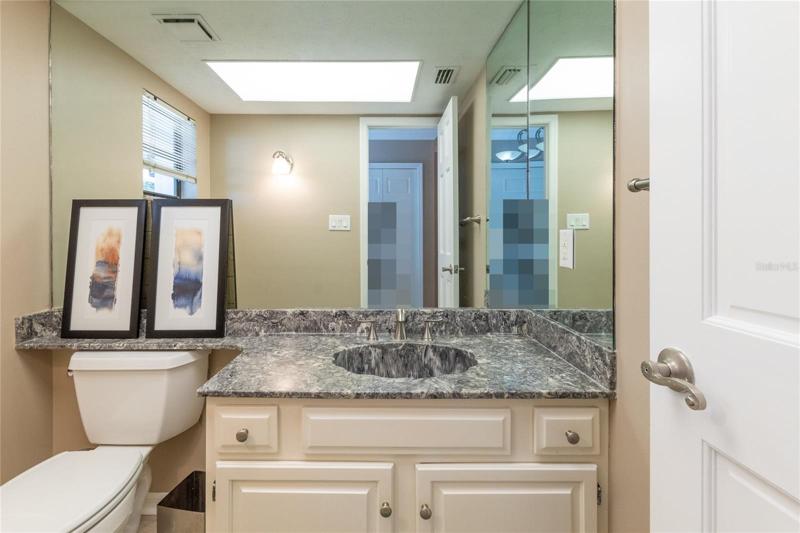 half bath downstairs