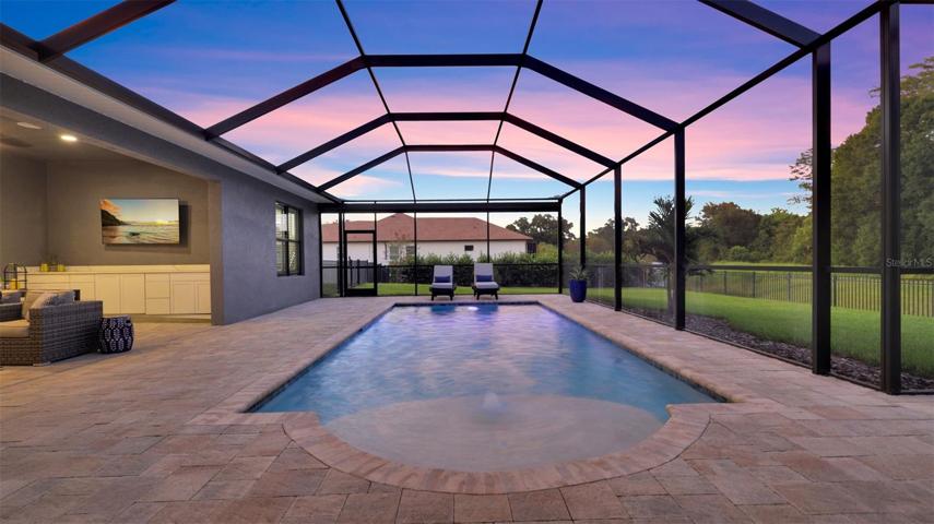 Key Largo 3783 model pool area.