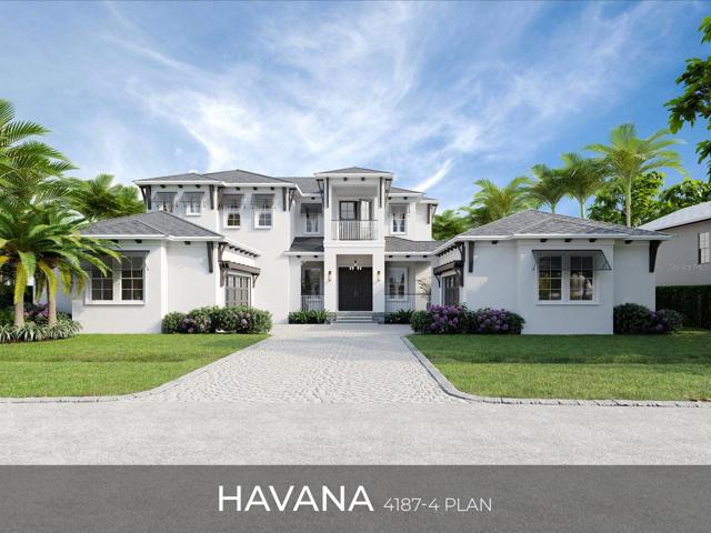 Havana model. Rendering to be built. 4187sf. Also Available.