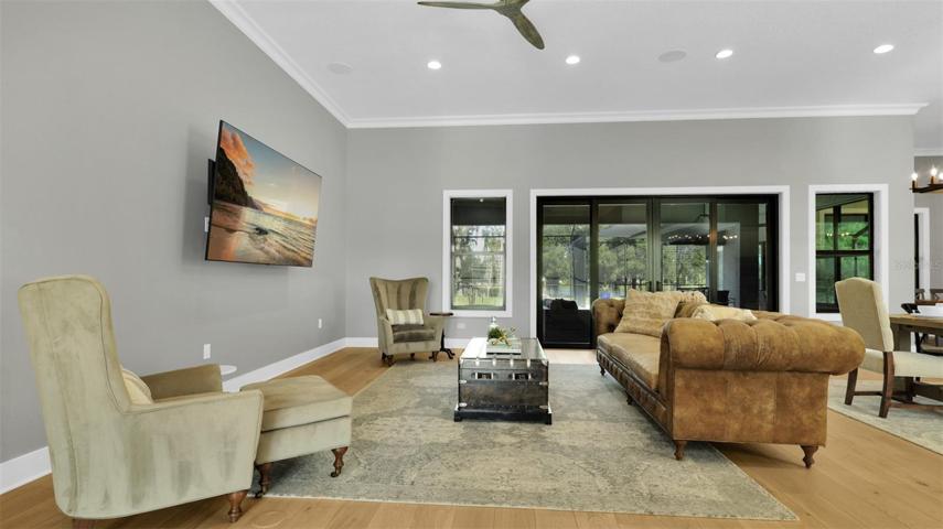 Key Largo 3783 model open plan living area.