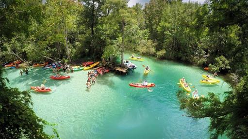 WEEKI WACHEE SPRINGS, floating down the spring is a blast!