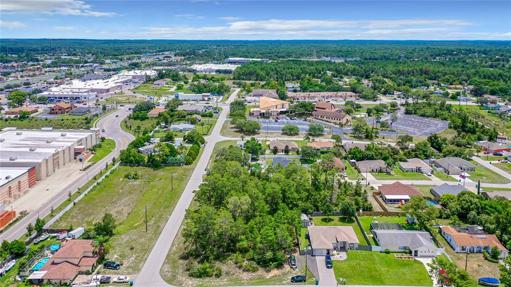 aerial of neighborhood
