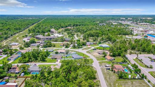 aerial of neighborhood