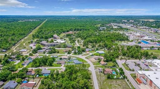 aerial of neighborhood