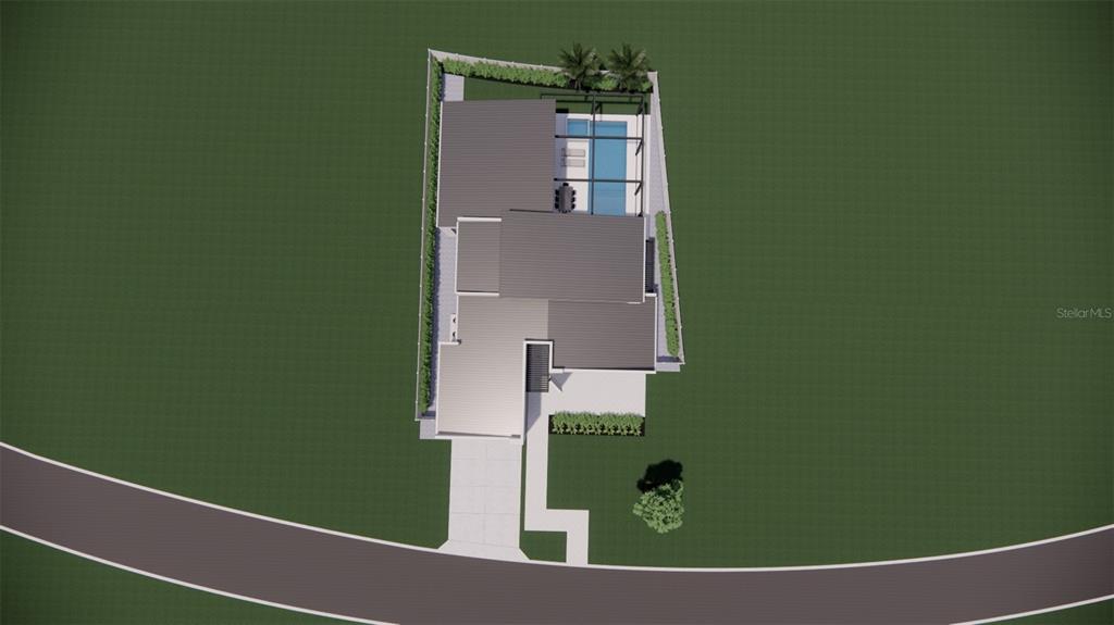 Overhead View of Property