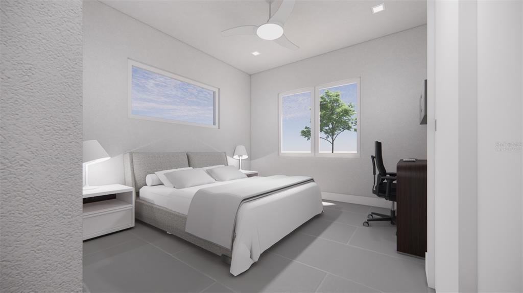 BedroomVirtually Staged