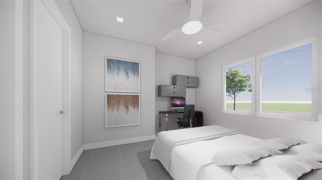 BedroomVirtually Staged