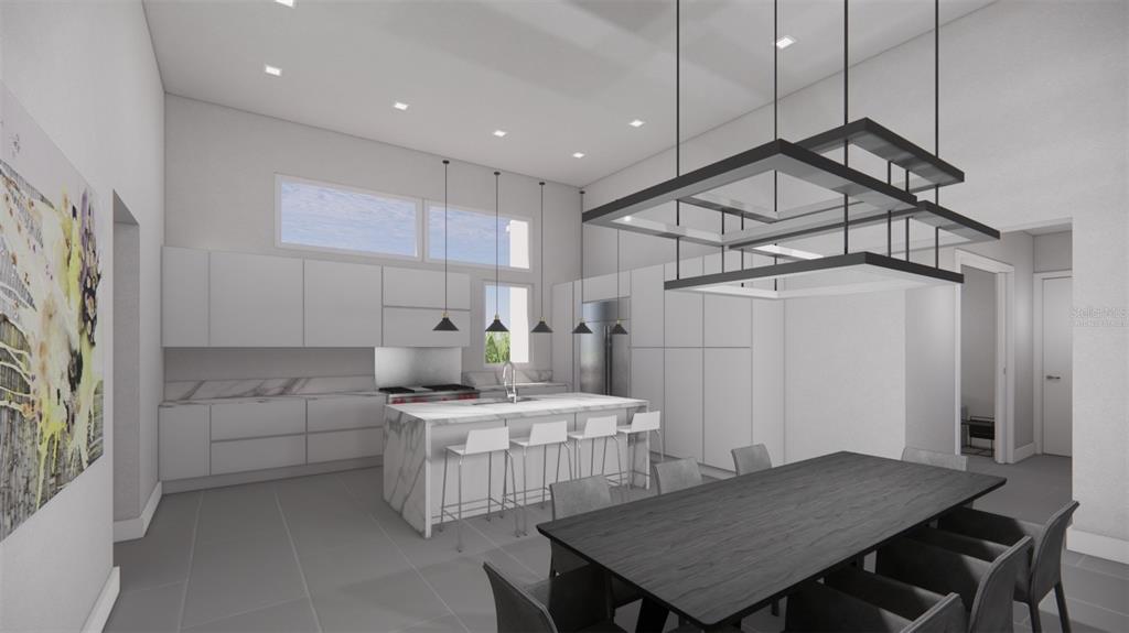 Dining &amp; Kitchen AreaVirtually Staged
