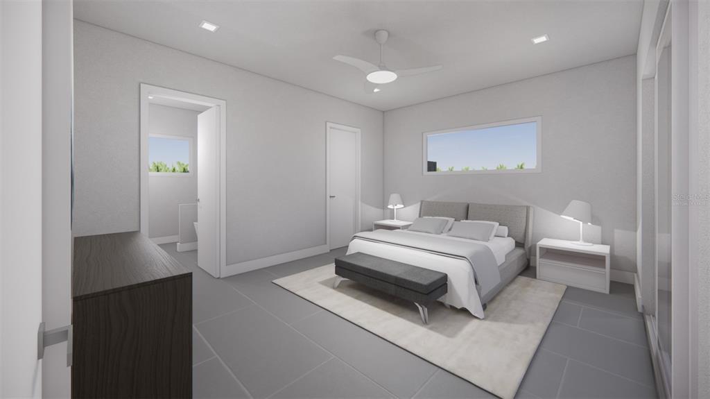 Master BedroomVirtually Staged