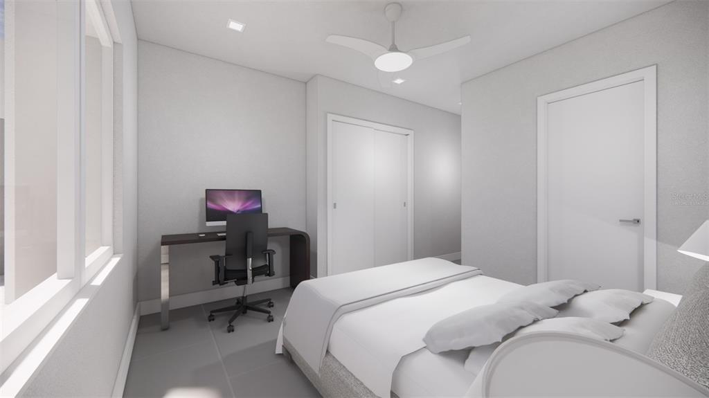 BedroomVirtually Staged