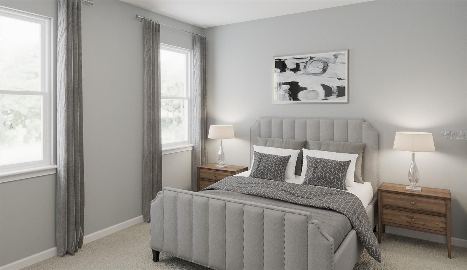 *Virtually Staged* Bedroom 2