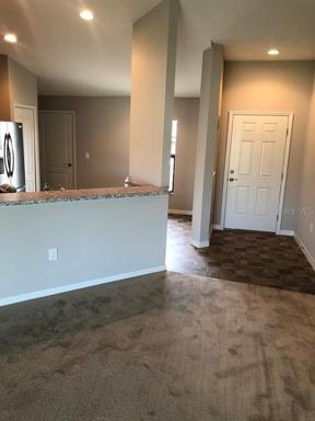 Foyer and entrance to Kitchen