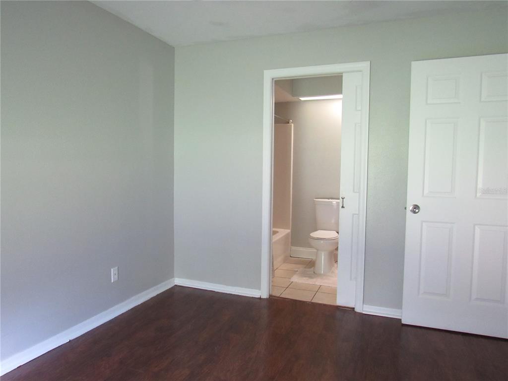 Bedroom 2 with access to hall bath